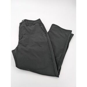 TravisMathew Men's Golf Pants Charcoal Grey 34x27 Altered Performance Chino